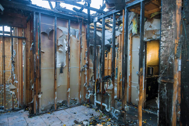 Professional Emergency Fire Cleanup technician working in Hughson, CA